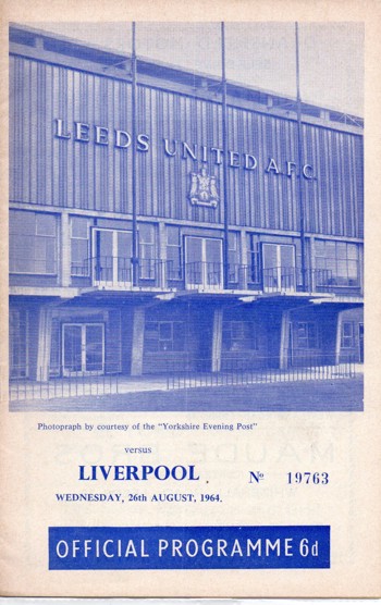 Match programme